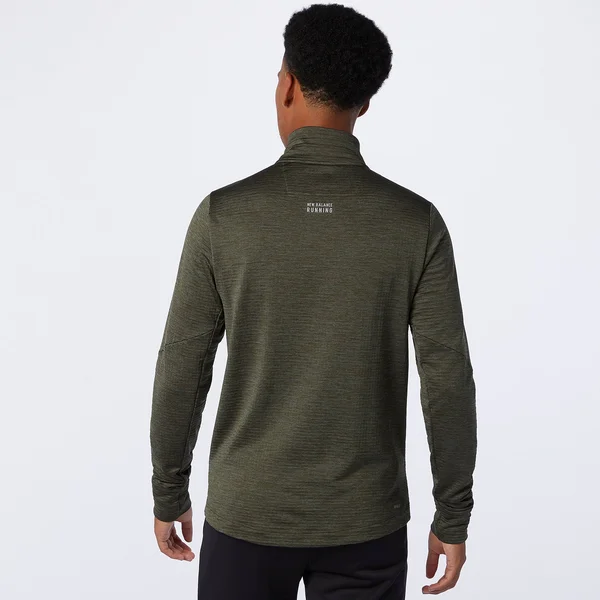 New Balance Men's Impact Run Grid Back Half Zip