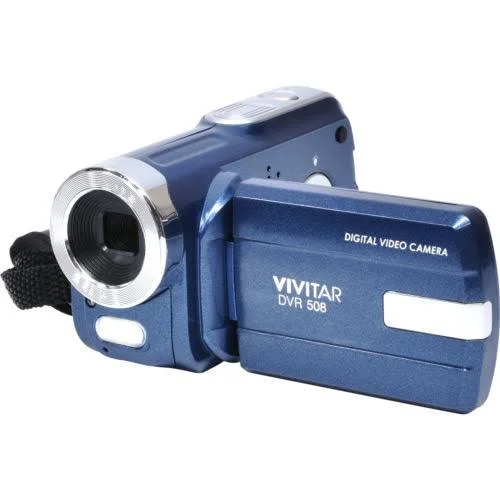 Vivitar Dvr-508 High Definition Digital Video Camcorder, Blue