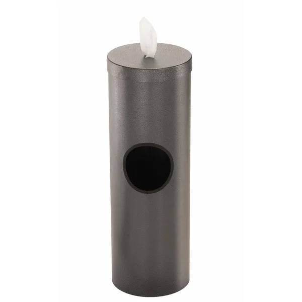 Glaro Steel Disinfecting Wipe Dispenser with 2 Gallon Waste Receptacle - F1028-BL-AW1, Blue