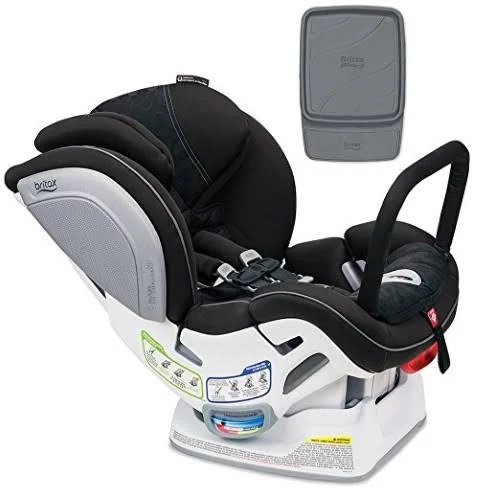 Britax Advocate ClickTight ARB Convertible Car Seat - Circa with Vehicle Seat Protector Set