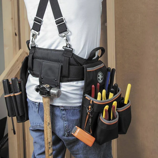 Klein Tools 55429 TRADESMAN Pro Electrician&s Tool Belt - XL