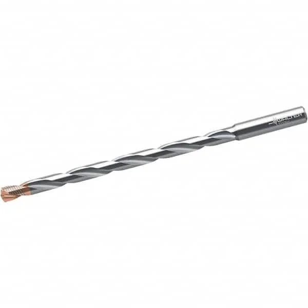 Walter-Titex 9.5mm 140° 2-Flute Solid Carbide Extra Length Drill Bit - TiNAl/AlCrN Finish - 138mm Flute Length, 180mm OAL, 10mm S