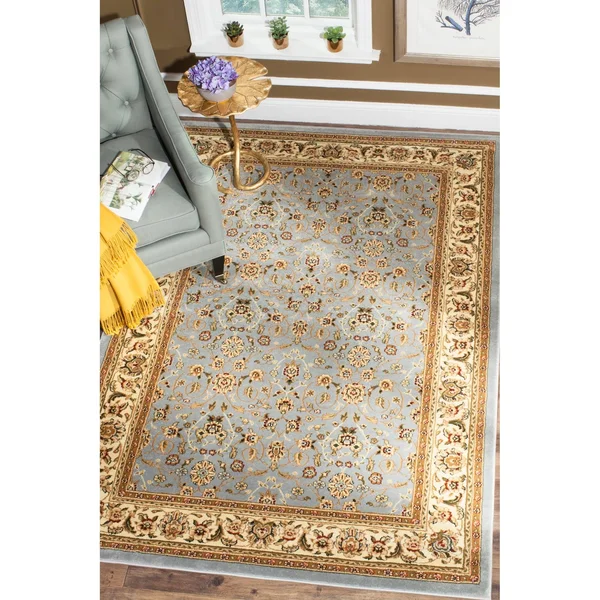 Safavieh LNH312B Lyndhurst Light Blue - Ivory Area Rug - 11& x 15&