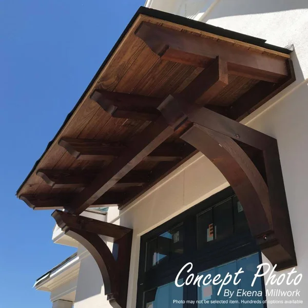 6x22W x 22x22D x 22x22H Merced Traditional Rough Sawn BRACKET, Douglas Fir