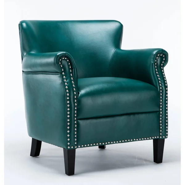 Greyson Living Hendrick Teal Club Chair by - Blue
