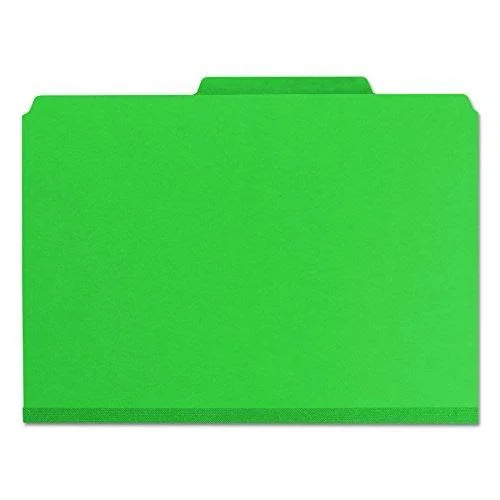 Smead Pressboard File Folder - 1/3-Cut Tab, 2.5cm Expansion, Letter size, Dark Blue, 25 per Box (21541)