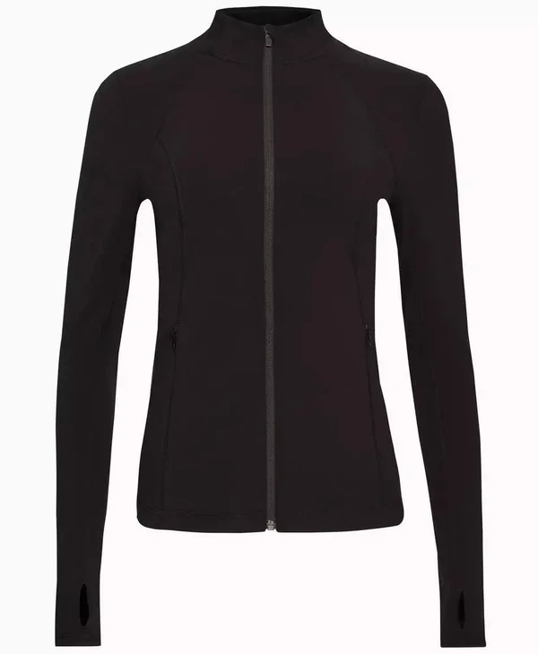 Sweaty Betty Power Workout Zip Through Jacket, Black, Women's Xxs