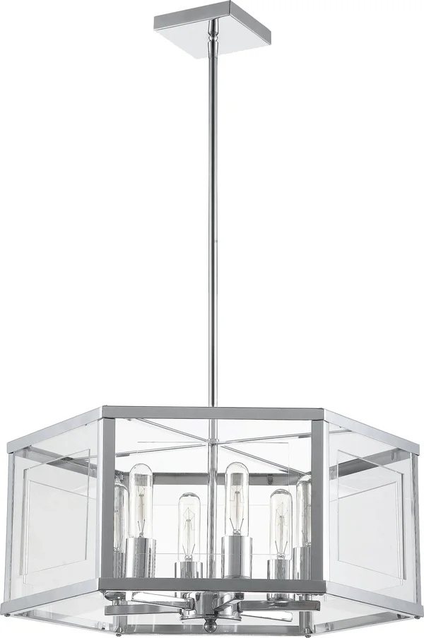 Dainolite 6 Light Chandelier - Polished Chrome HG-226C-PC