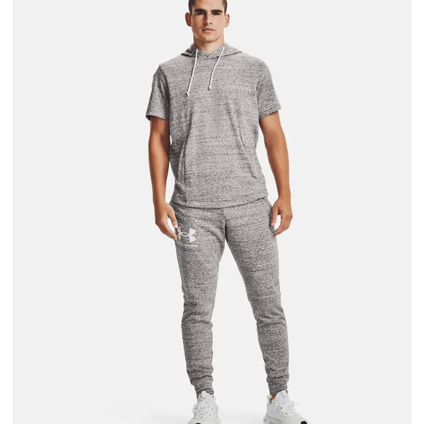 Under Armour Men's Rival Terry Joggers - Onyx White