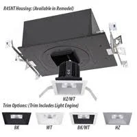 WAC Lighting R4SD1T-S927-HZ Volta LED Module Haze Shallow Regressed Trim