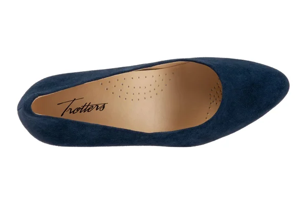 Trotters Kiera Pumps - Women's, Navy Suede, Size: 8