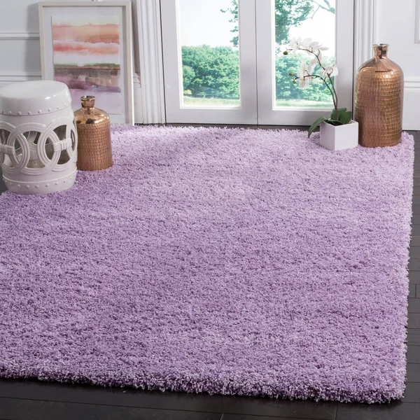 Safavieh Laguna Shag SGL303N 4& x 6& Lilac Area Rug