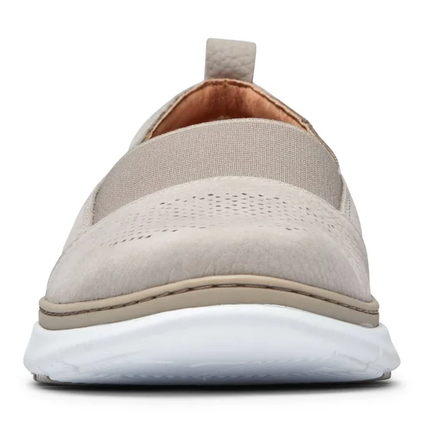 Women's Vionic Roxan Perforated Slip-On 9 M, Light Grey