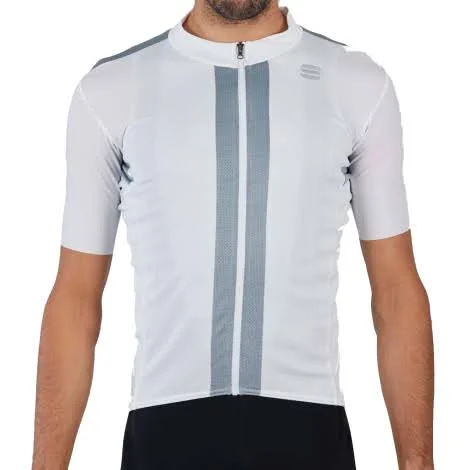 Sportful Strike Short Sleeve Jersey Black White Grey - S