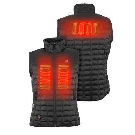 Mobile Warming MWWV04010220 Women's Black Heated Vest, SM, 7.4V