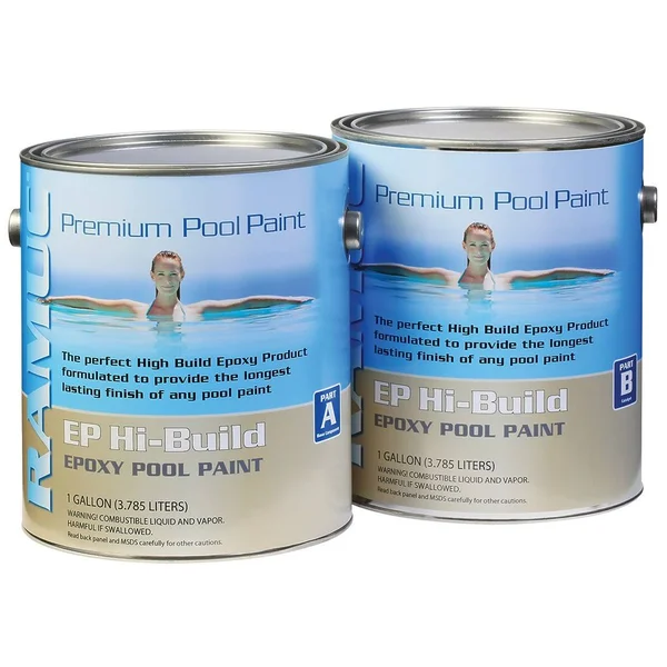 Ramuc EP Hi Build Epoxy Swimming Pool Paint - 2 Gallon Kit - White