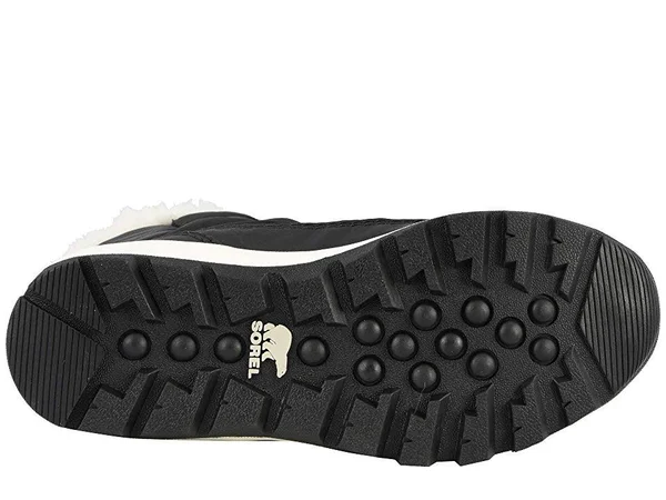 Sorel Youth Whitney Short Lace Boot - 3 - Black - Sea Salt