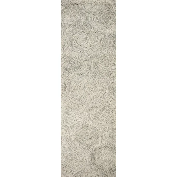 London Trellis Wool Hand-Tufted Rug (8& x 10& - Beige)