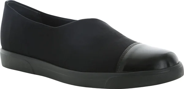 Munro Women's Plum, Black Stretch Fabric Size: 5 W