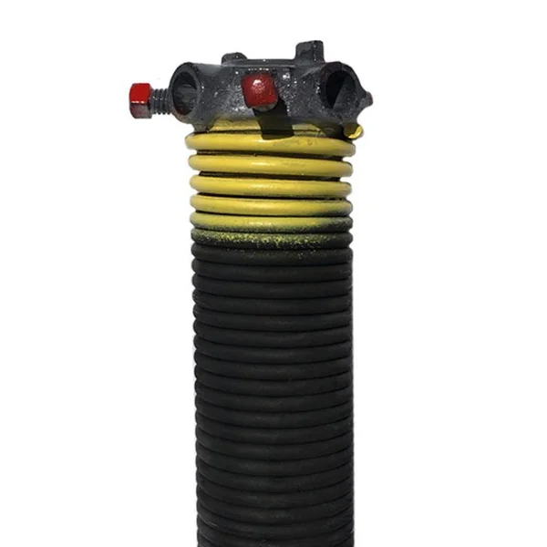 Dura-lift .207 x 1.75 inch x 23 inch Torsion Garage Door Spring (Yellow, Left Wound), Size: 1.75 Inner Diameter