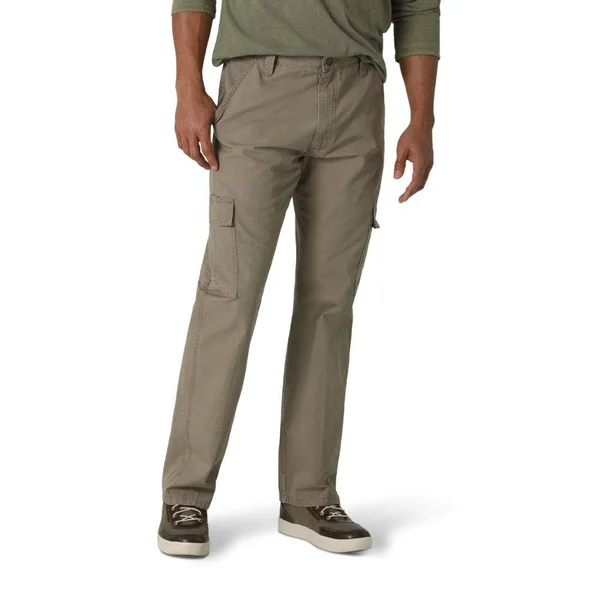 Wrangler Authentics Men's Classic Twill Relaxed Fit Cargo Pant