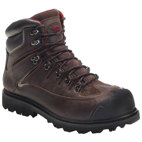 Men's Avenger 6x22 Composite Toe WP Work Boot 7560 - 6 W - Brown