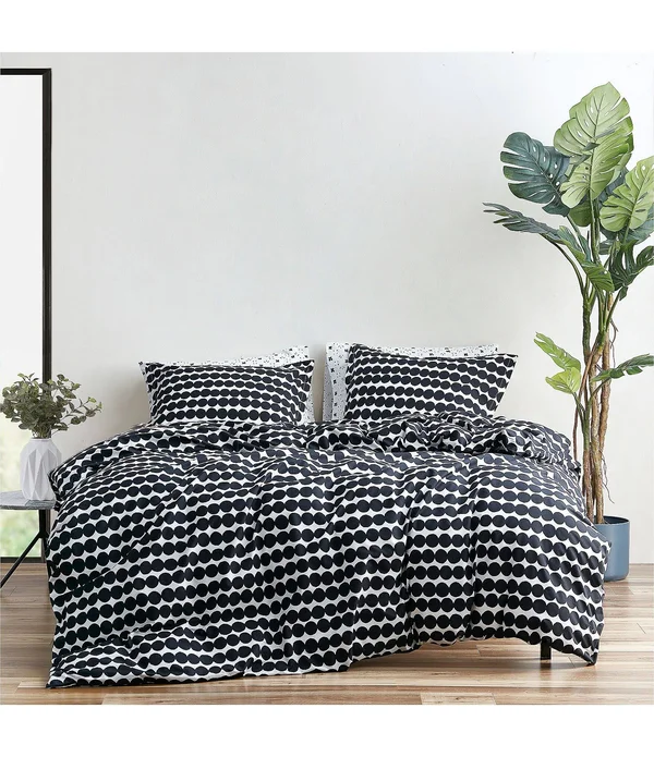Marimekko Rasymatto Comforter Set, Twin - Black