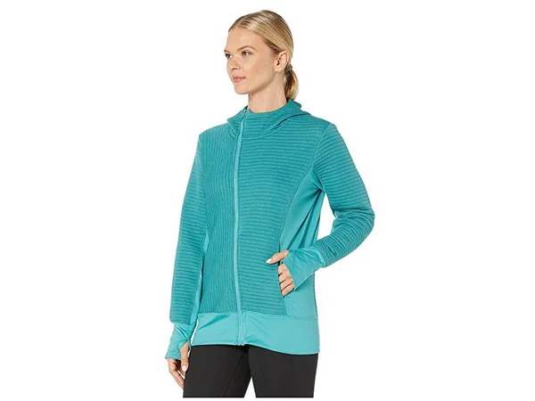 Brooks Women's Fly-By Hoodie - Teal - Medium