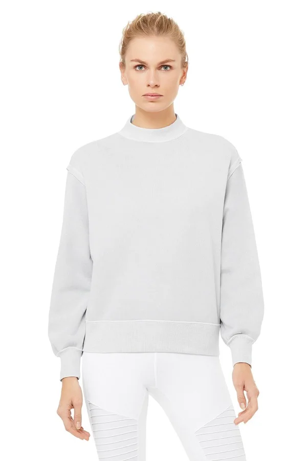 Alo Yoga Washed Freestyle Sweatshirt - Women's Sulphur Wash - S