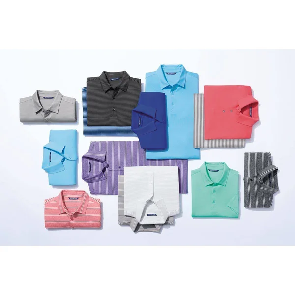 Cutter & Buck Men's Big & Tall Forge Pencil Stripe Polo - Blue