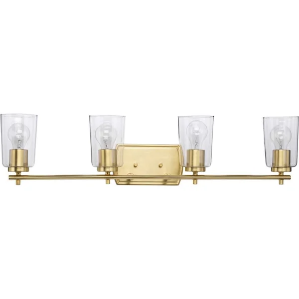 Progress Lighting Adley Bath & Vanity Brushed Nickel 4 Light