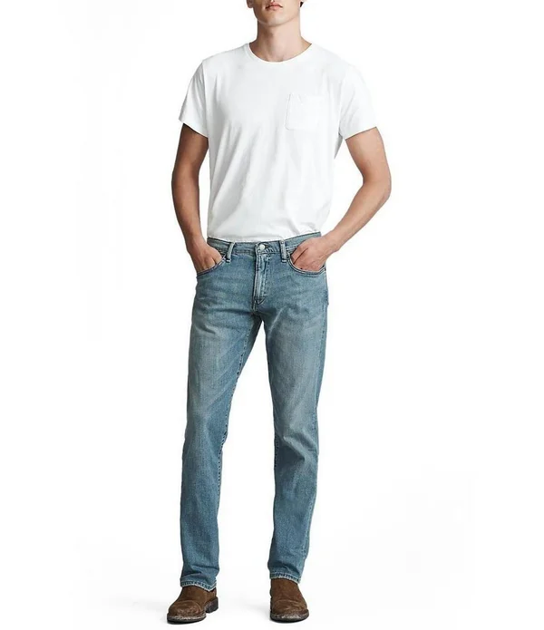 Polo Ralph Lauren Hampton Relaxed Straight-Fit Stretch Denim Jeans, Mens, 42 30, Rockford