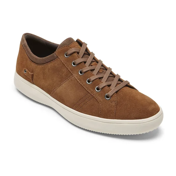 Rockport Mens Colle Tie Sneaker - Size 9 W - Brown