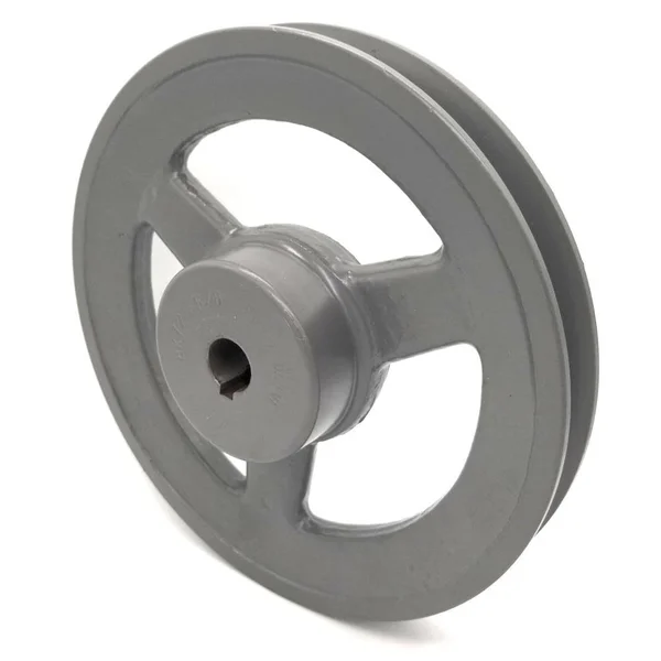 Phoenix Mfg. V-Groove Drive Pulley, 7&& Diameter, 5/8x22 Bore, Cast Iron