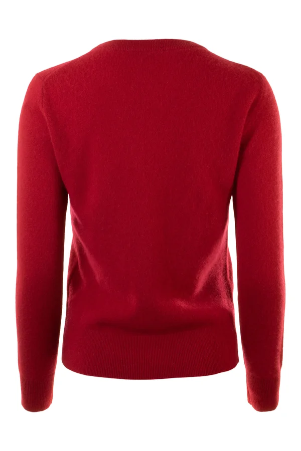 White + Warren Black Cashmere Classic Crewneck Sweater - Black, M