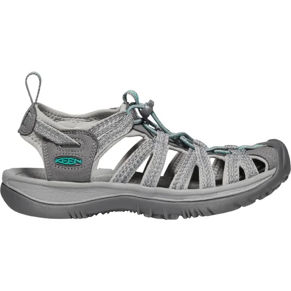 Keen Women's Whisper - Medium Grey - Peacock Green