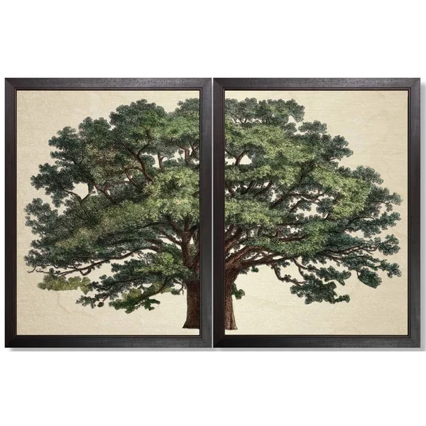 Art Virtuoso Strutt Tree Duo by Jacob George Strutt Framed Painting Print
