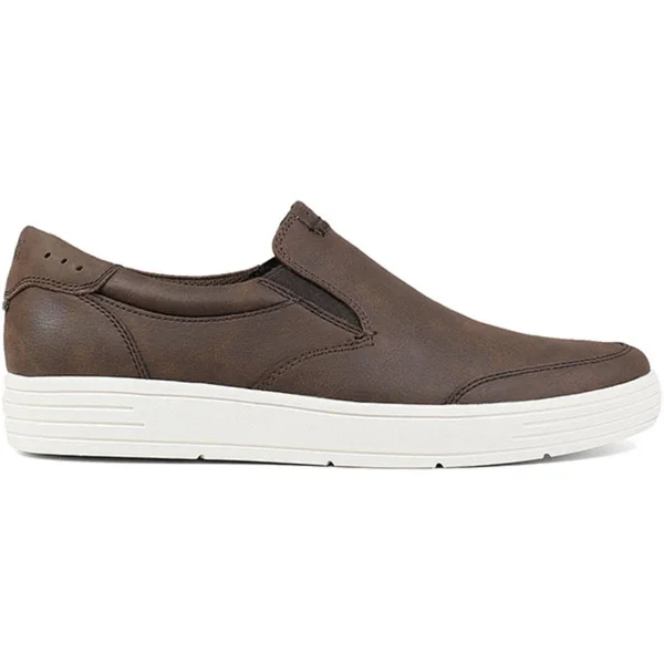 Men's Nunn Bush Kore City Walk Moc Toe Slip On, Size: 12, Brown