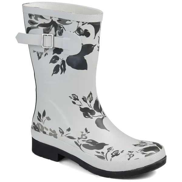 Journee Collection Women's Seattle Rain Boot - Gray