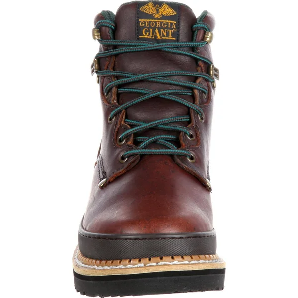 Georgia Boot Men's Giant Steel Toe Work Boots - Size: 17, Brown