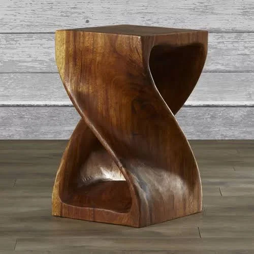 Mercury Row Pelley Twist End Table Size: 20x22 H x 12x22 W