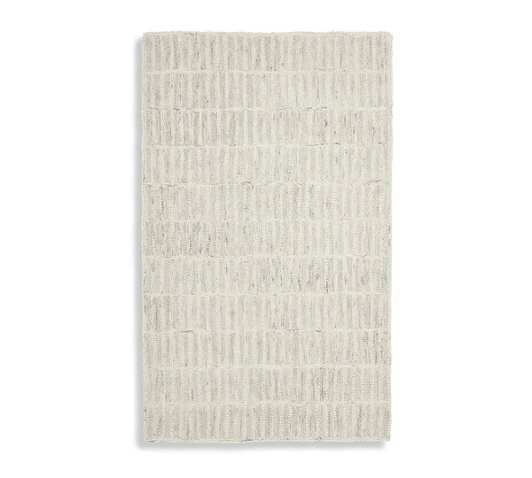 Capitola Handtufted Wool Rug, 3 x 5', Gray