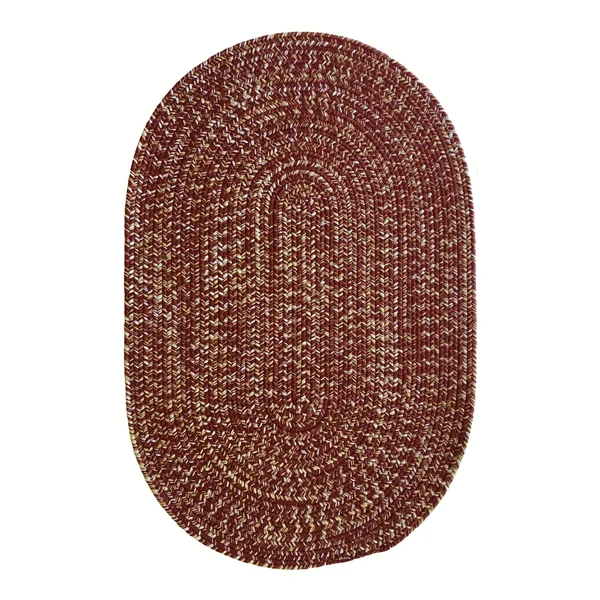 Capel Rugs Team Spirit 0301 Oval Braided Rug - Black Gold - 2& x 3&