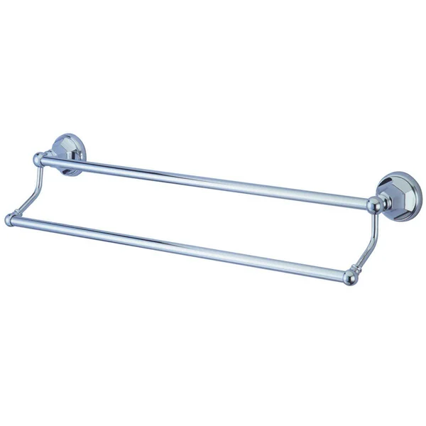 Kingston Brass BA481318PB Metropolitan 18x22 Dual Towel Bar - Polished Brass