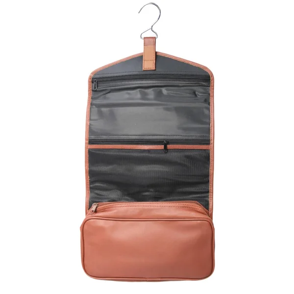 Royce Leather Hanging Toiletry Bag (Black)