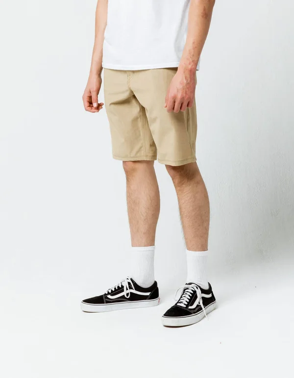 Volcom Frickin Surf N& Turf Static Hybrid Short - Men's Dark Khaki, 28