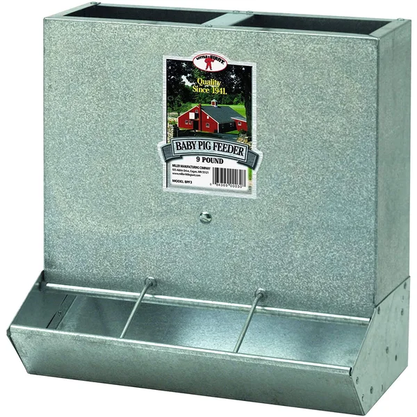 Little Giant BPF3 Mountable 3 Hole Baby Piglet Trough Feeder, 9 Pound (4 Pack) at Spreetail (VMinnovations, VM Express)