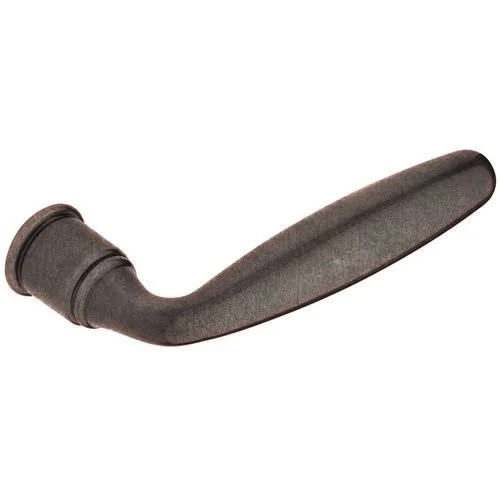 Baldwin 5106.RMR Single Right Hand Estate Lever Minus Rosettes Non-Lacquered Brass