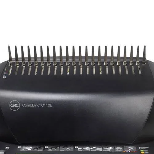 GBC CombBind C110E - Electric binding machine - comb - punching: 15 sheets - binding: 330 sheets