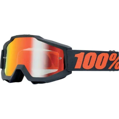 100% Accuri Goggles - Dauphine/Mirror Red Lens